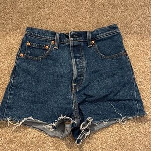 Levi’s Dark Blue Jean Shorts
